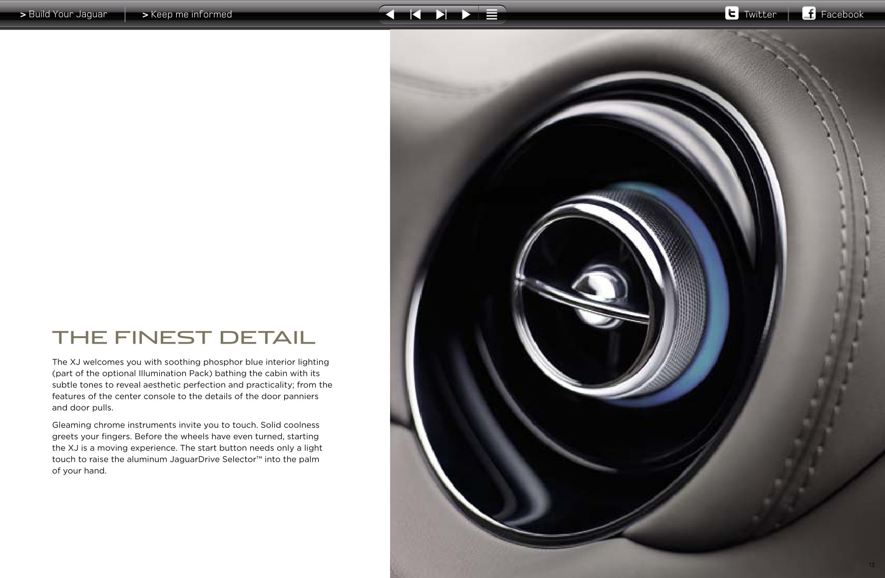 2013 Jaguar XJ Brochure Page 26